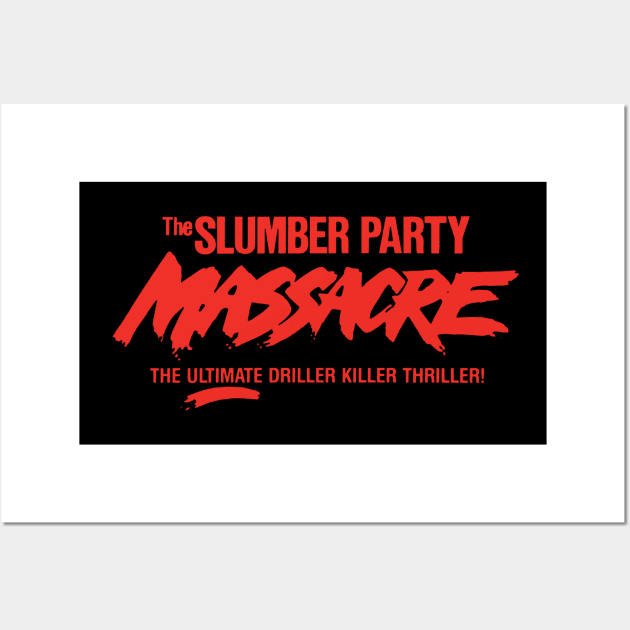 Slumber Party Massacre Wall Art by The Video Basement
